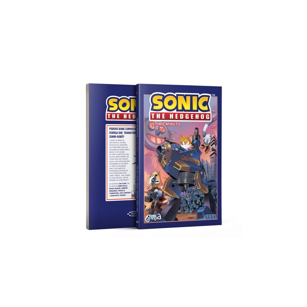 Sonic The Hedgehog – Volume 6: Último Minuto - Acompanha Pôster e Marcador