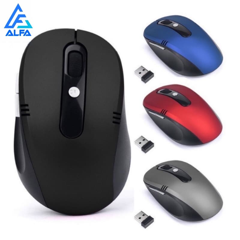 mouse sem fio Usb Wifi 3200 Dpi 2.4ghz Para Notebook