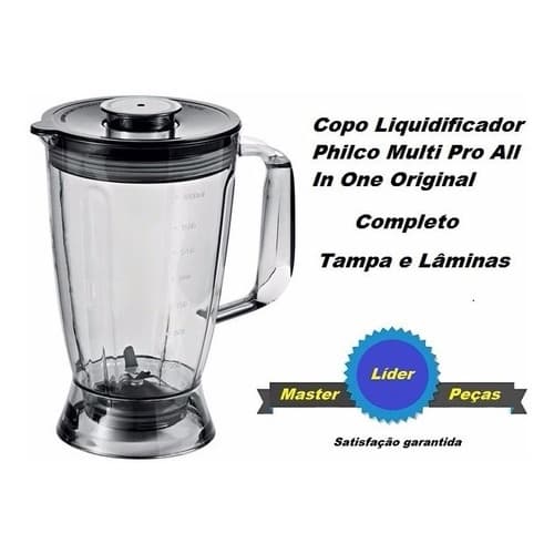 Copo Completo com Lâminas e Tampa para MultiPro All In One Philco