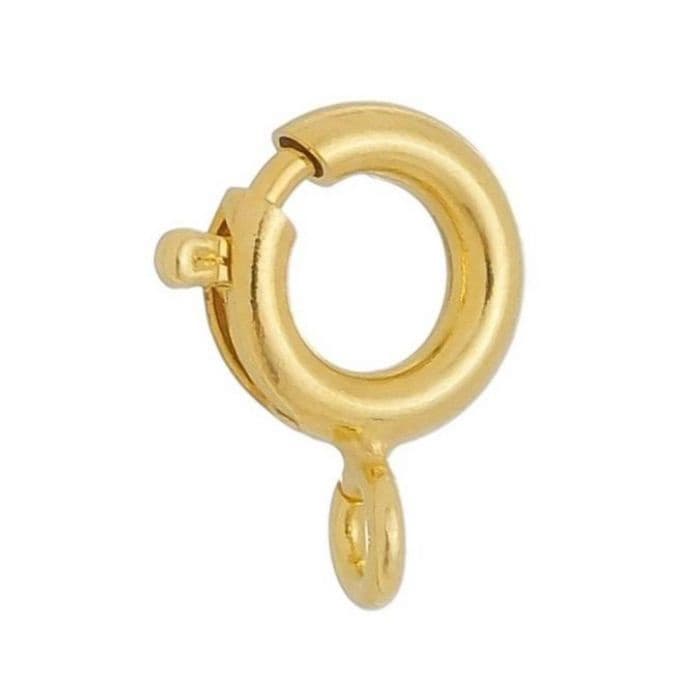 Fecho Bóia Folheado a Ouro 18k Para Correntes e Pulseiras Garantia Eterna