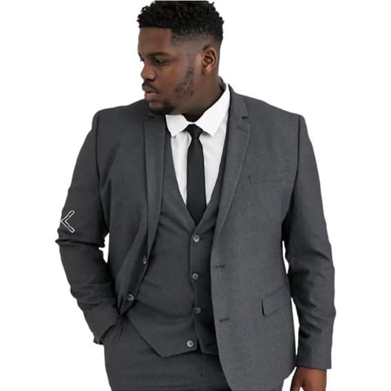 Ternos Masculinos Plus Size Marinho Elegante Homem Oxford Qualidade Oferta Noivo Padrinho