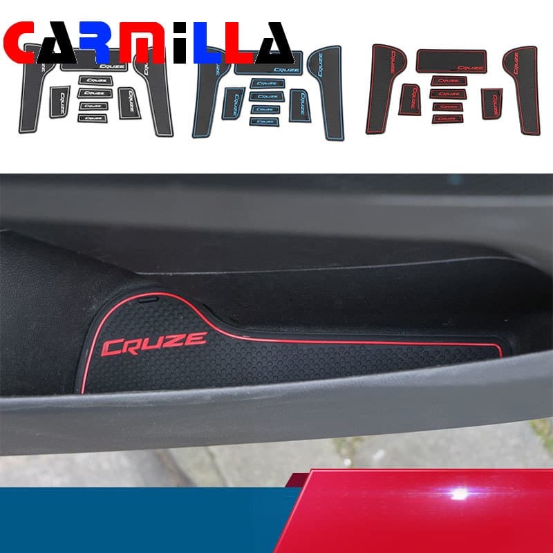 Adesivo Antiderrapante Para Copos De Água De Borracha Carro Tapete De Ranhura Chevrolet Cruze 2009-2015 Acessórios