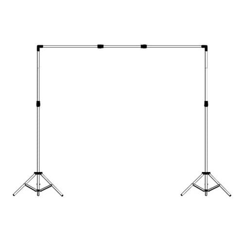 Suporte Fundo Infinito+ Bolsa+ 16 Presilhas Fotográfica Pro+