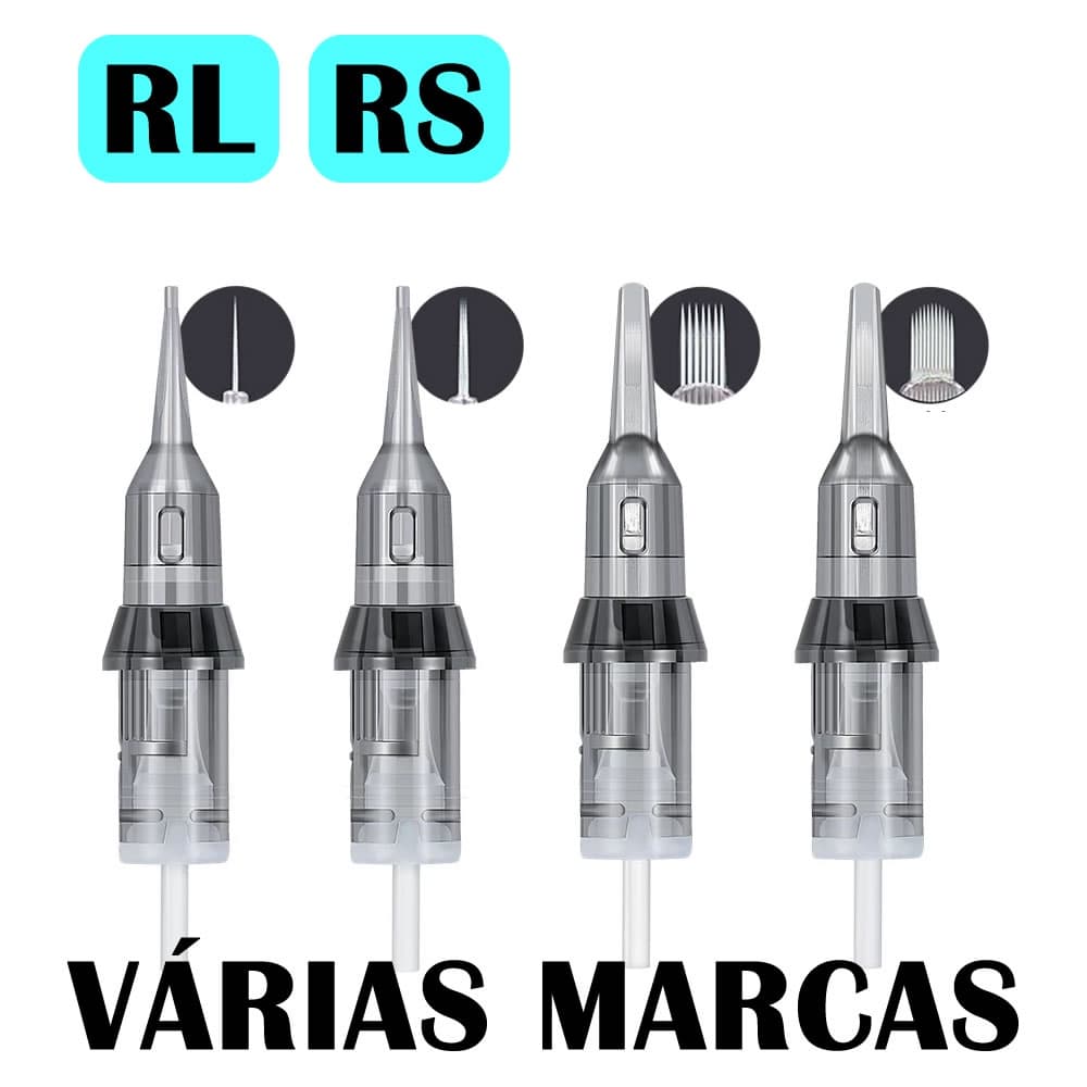 Cartucho Universal Para Tatuagem Traço Bucha 1 Unidade RL RS