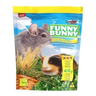 2kg Ração Funny bunny + 2kg serragem