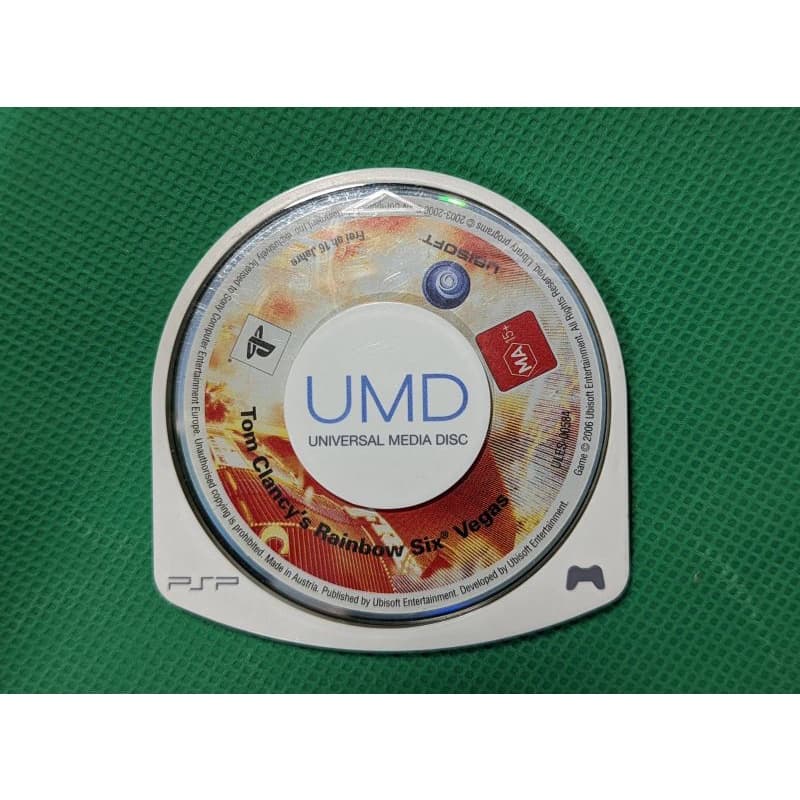 Jogo Para PSP Tom Clancy's Rainbow Six Vegas - Sem caixa ou manual, apenas o disco. USADO