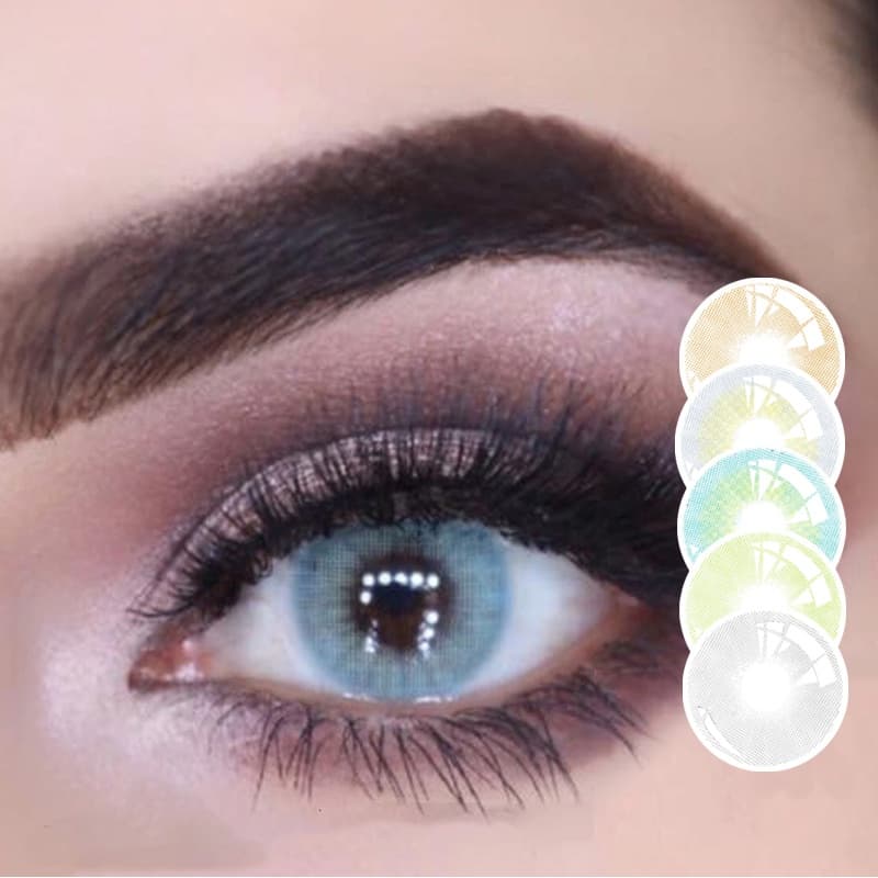 Lentes EYESHARE 1 Par De Contato Coloridas Híbridas Para Contatos Cosméticos Dos Olhos