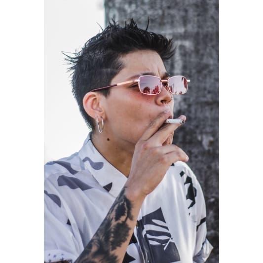 Óculos retângulo pequeno