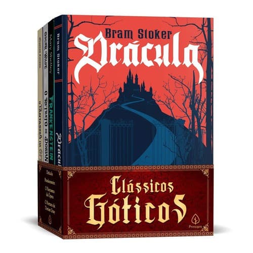 Box Com 4 Livros Clássicos Góticos Mais Famosos Principis
