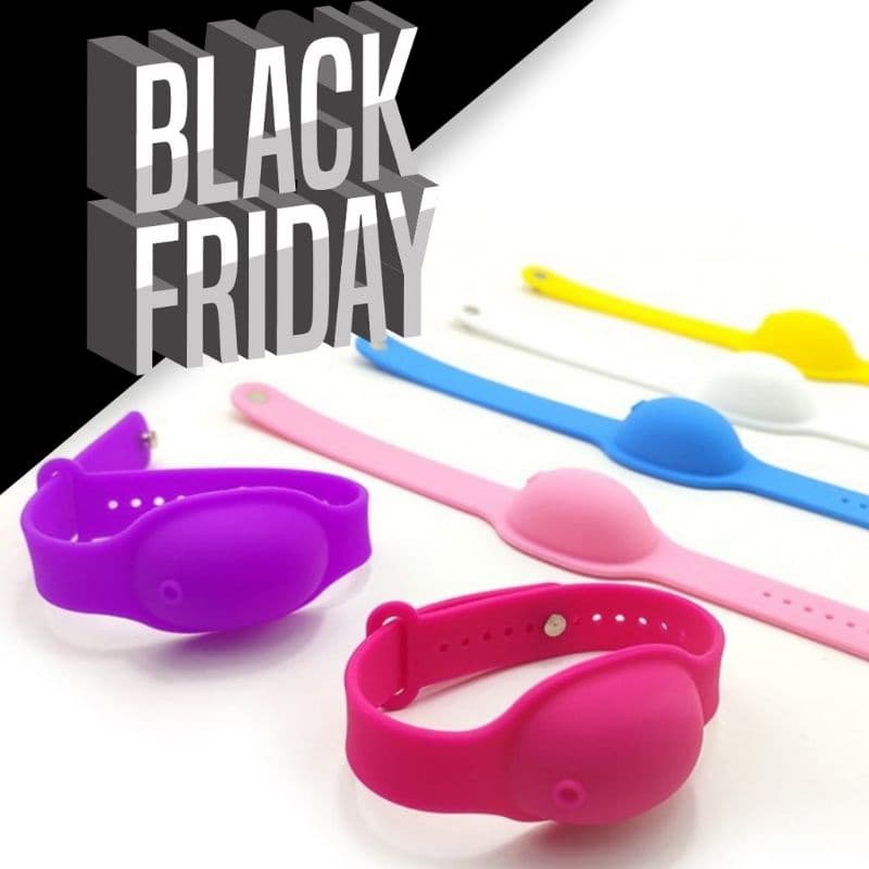 Pulseira Silicone Biossegurança Saúde Armazena Álcool Gel Protetor Solar Creme Hidratante Promoção