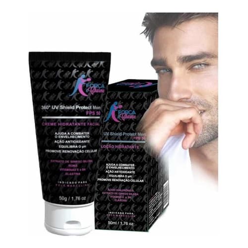 Hidratante Antienvelhecimento Proteção Homens Fps50 Fc