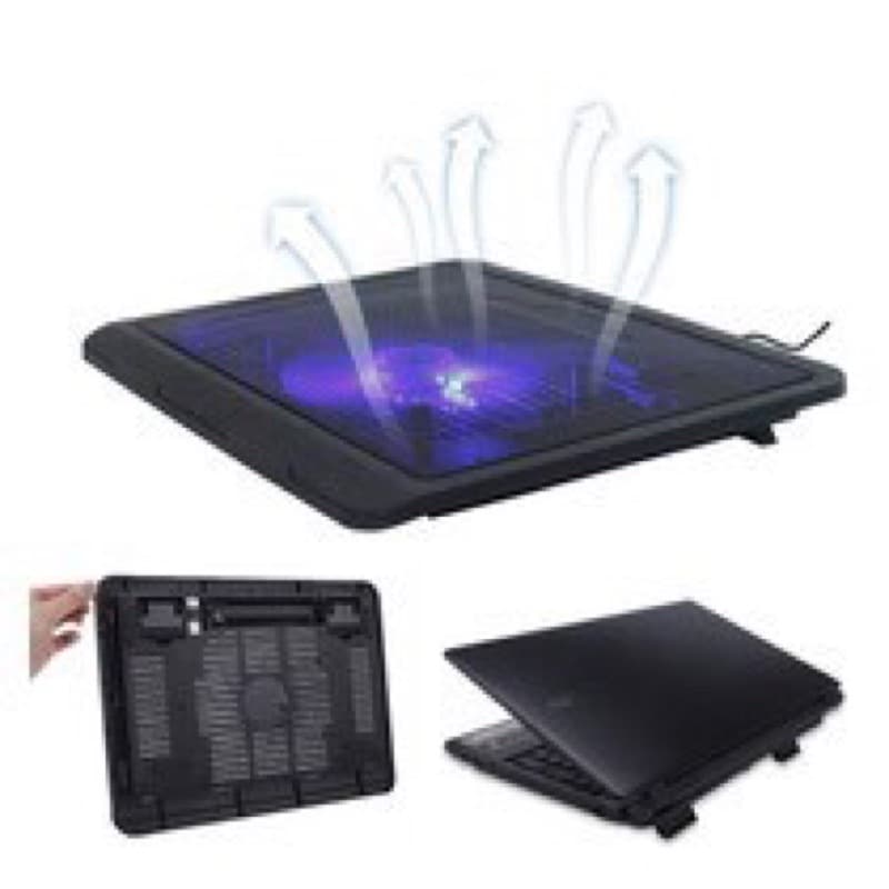 Suporte Base Para Notebook Com Cooler ventoinha Fan De 9 A 15" polegadas MBtech