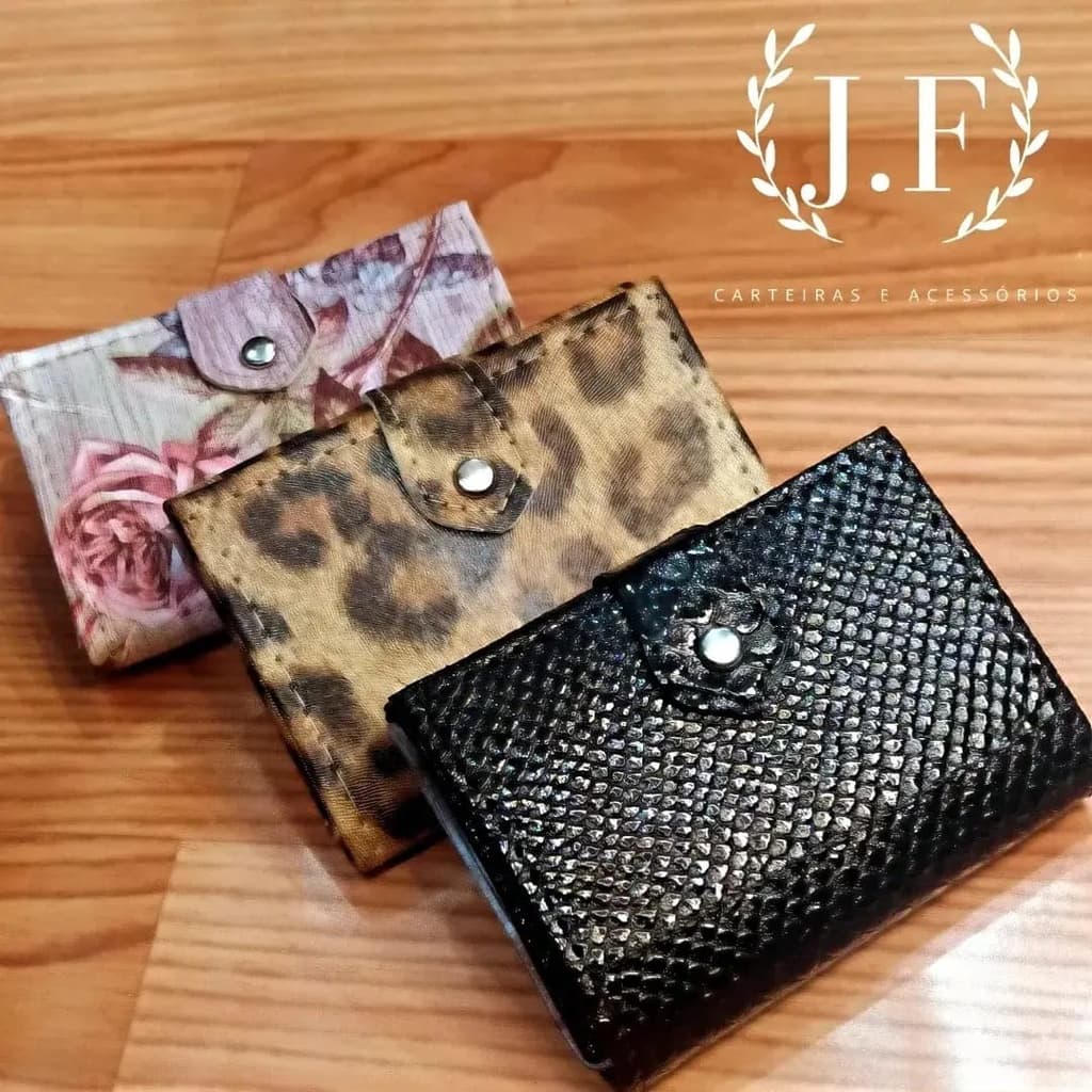 Carteira Feminina Botão - JF.CARTEIRAS