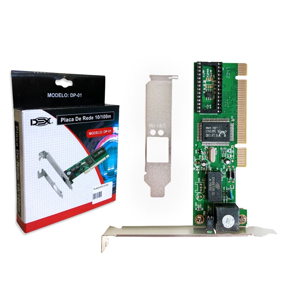 Placa De Rede Pci 10/100 Mbps 32bit Dex DP-01