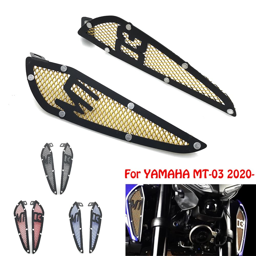 Para Yamaha MT-03 MT03 2020 2021 2022 Capa De Entrada De Ar De Motocicleta Acessórios Protetores De Proteção De Grelha
