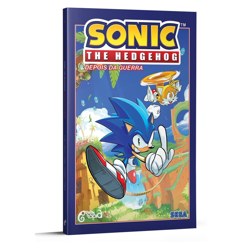 Sonic The Hedgehog – Volume 1: Depois da Guerra - Acompanha Pôster e Marcador