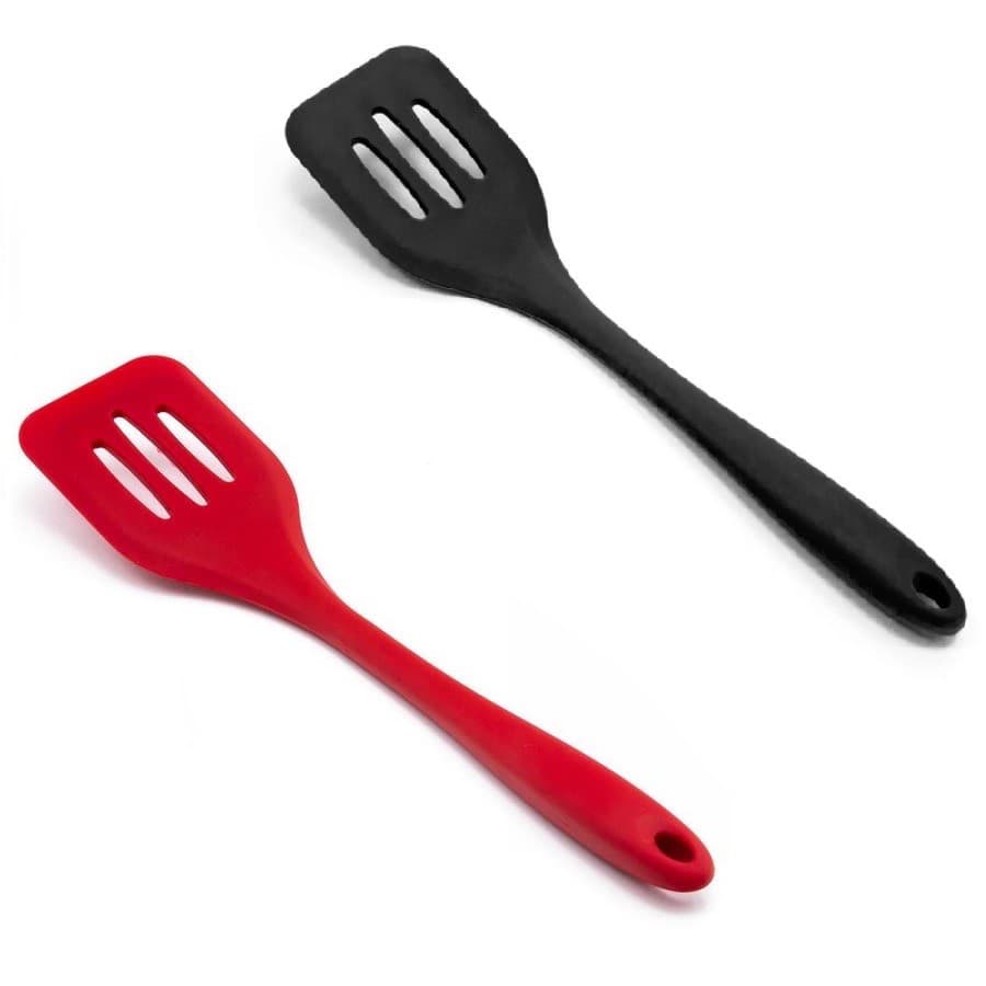 Espátula Chapeiro De Silicone Vazada Fritura