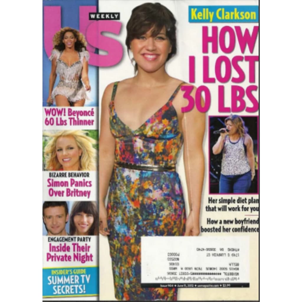 REVISTA US, DE 11/06/2012 EDIÇÃO 904, KELLY CLARKSON NA CAPA.