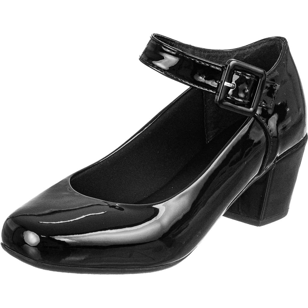 Sapato Feminino Scarpin Boneca Mary Jane Sapatilha Salto Grosso