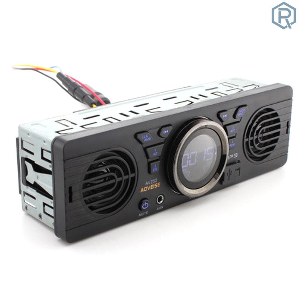 12.0 V Car Host Mp3 Áudio Rádio Do Carro Elétrico Cartão De Memória Digital Com Altifalante Bt Host Speaker Car Radio Som Do Carro