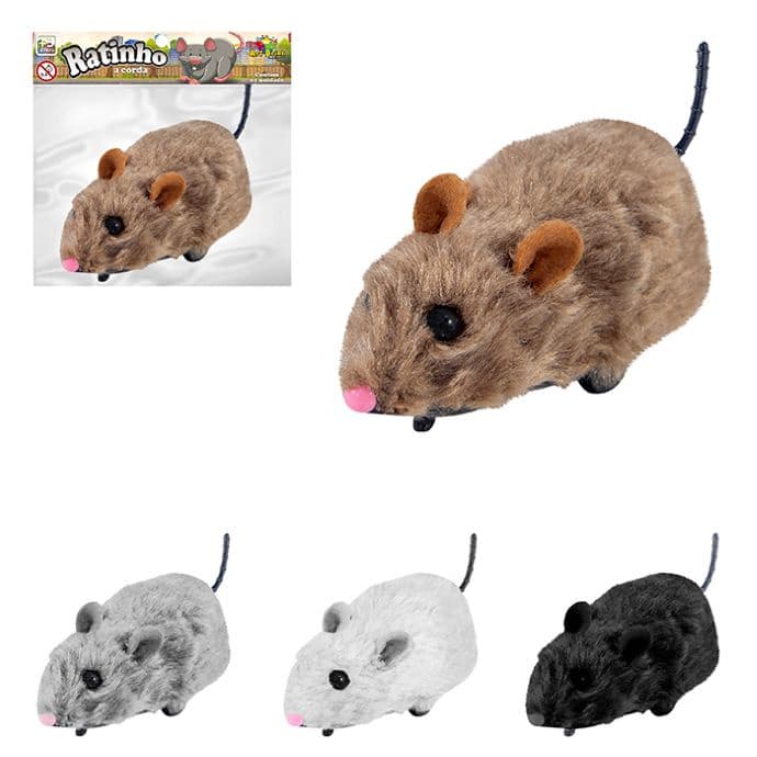 Ratinho a Fricção Pegadinha Susto Gatos Art Brink