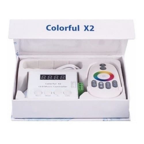 Controladora Musical De Fita Led Ws281x Colorful X2 Dc5v-24v