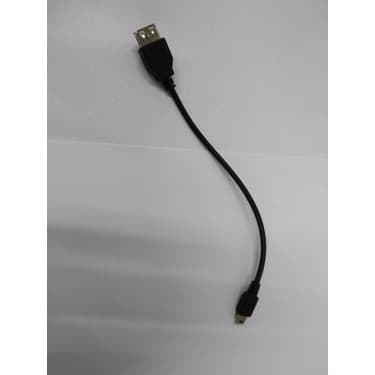 Promoção! Kit 100 Cabos Otg Mini Usb V3 20cm Preto