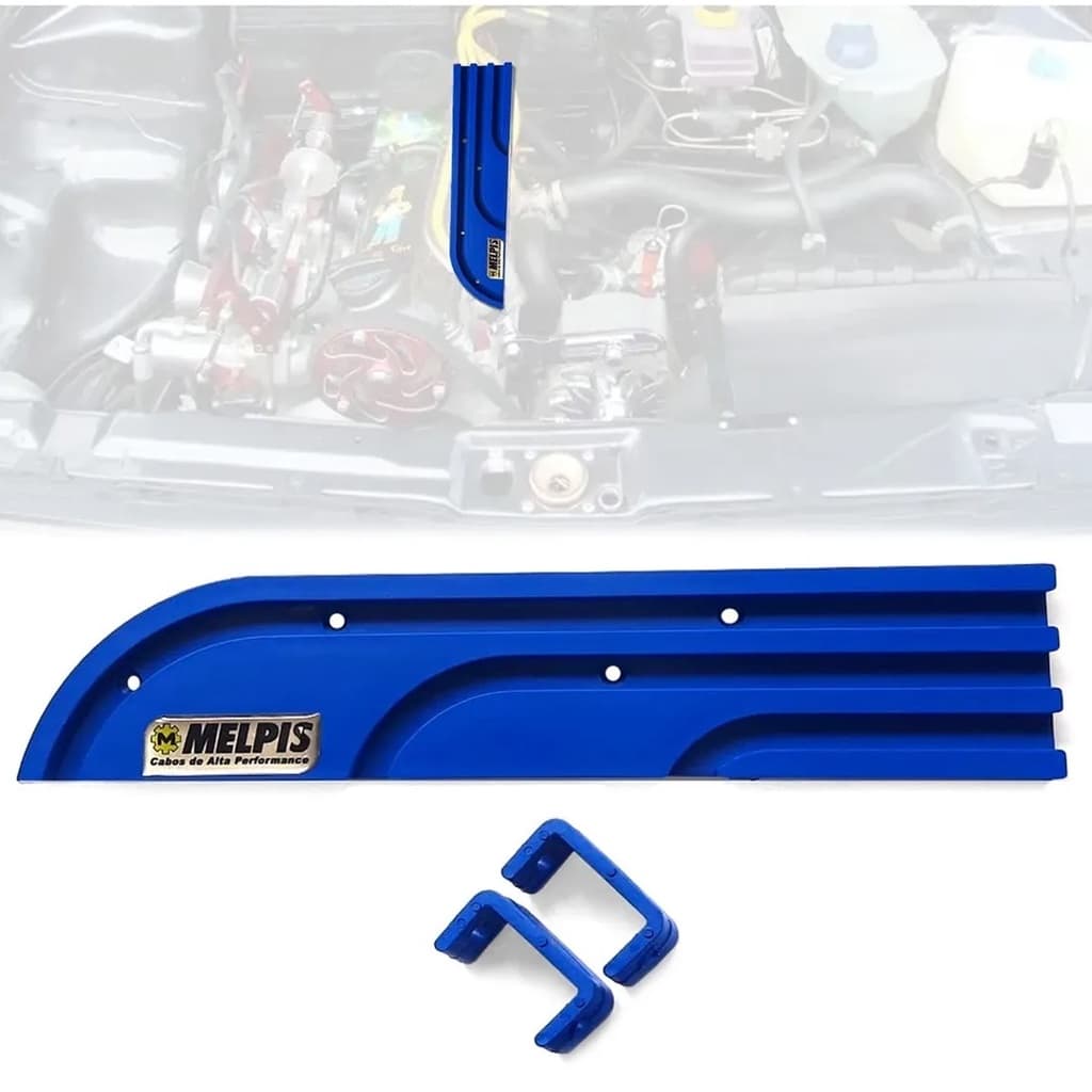 Régua Suporte Cabo De Velas Gol Parat Sav Motor Ap - Azul Promoção Novo