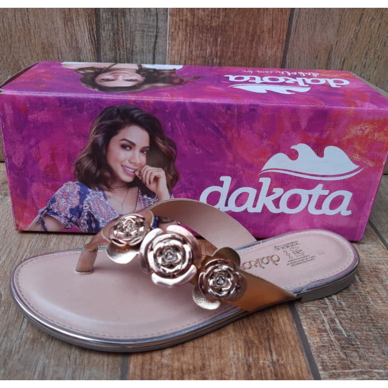 Rasteira chinelo Dakota rose