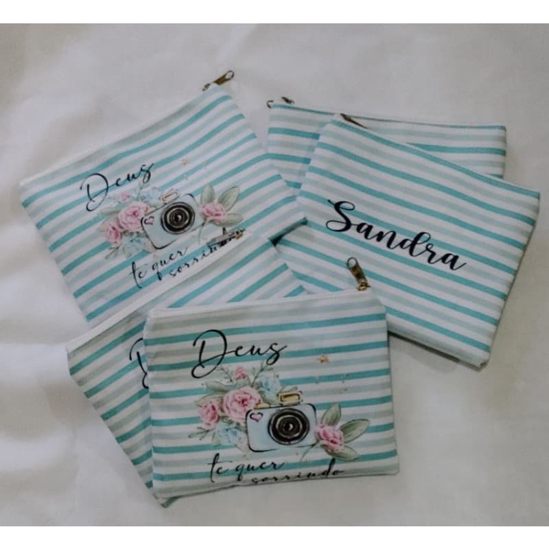 necessaire personalizada com seu tema