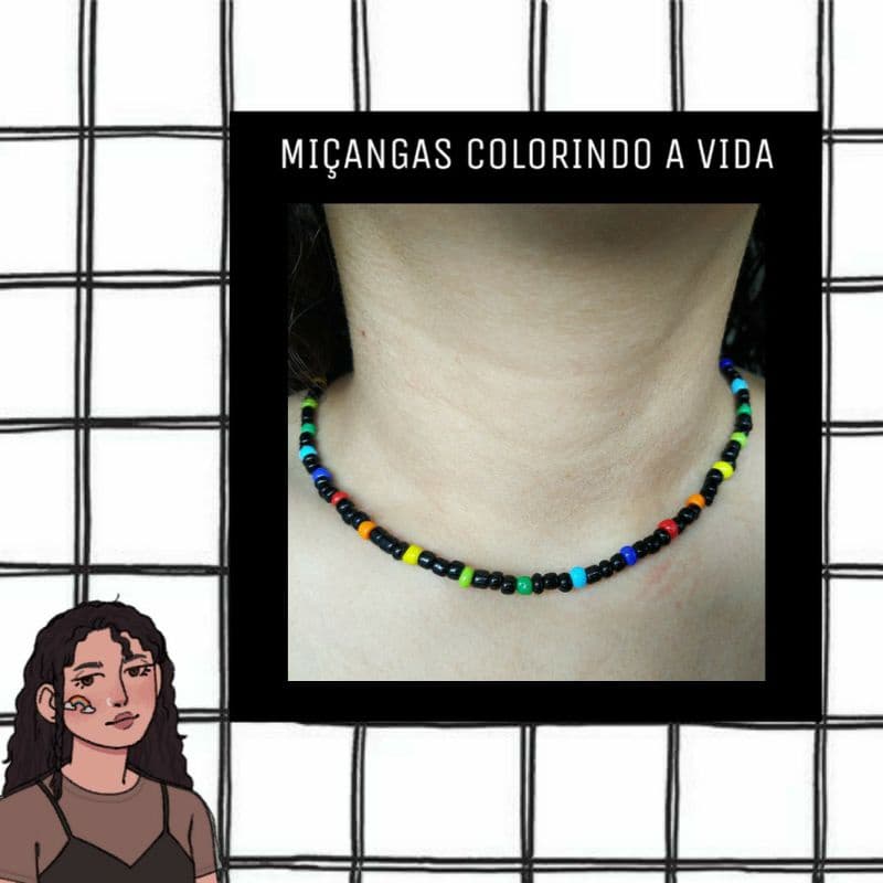 Colarzinho black colors