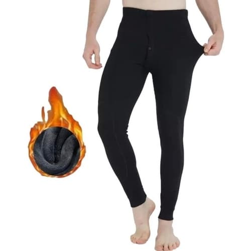 Calça Térmica Flanelada Motoqueiro legging segunda pele peluciada com abertura frontal