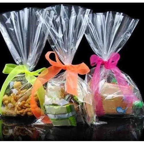 Saco Presente Celofane Transparente 45x60 cm 50 Unidades