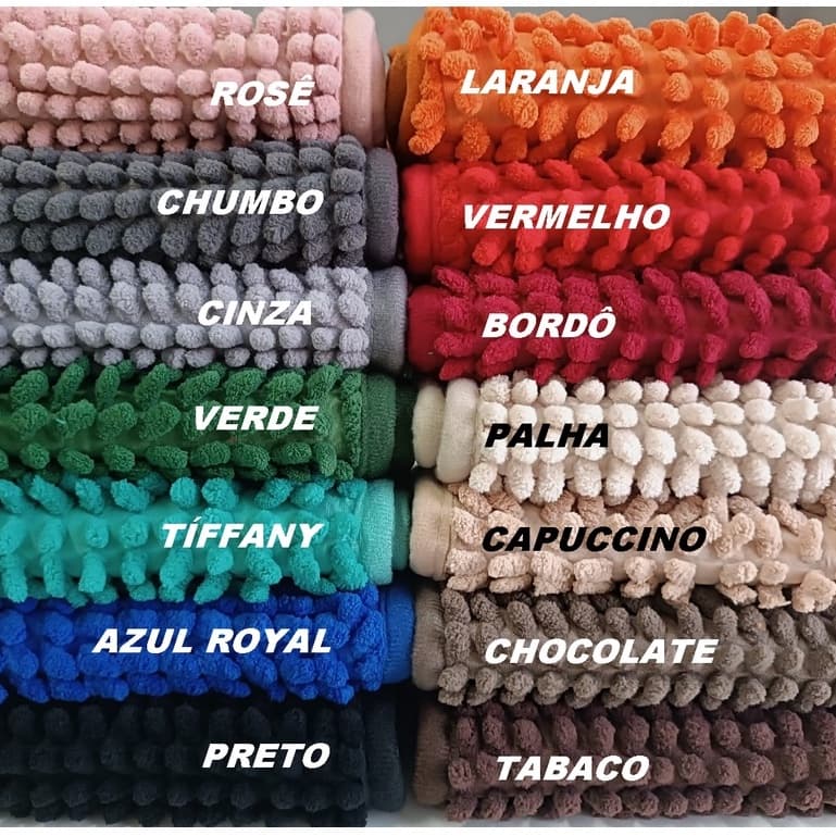 Capacho Bolinha para Banheiro 58 cm x 35 cm - Antiderrapante