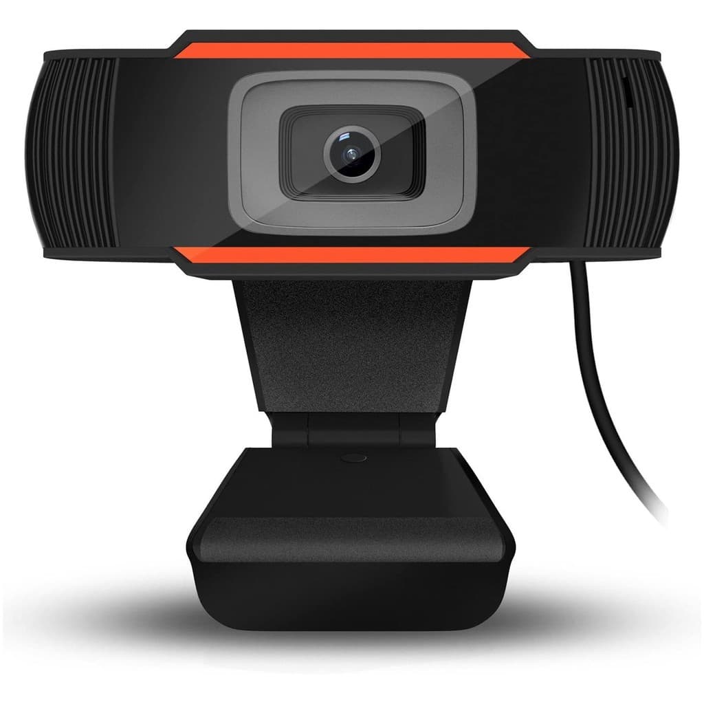 WEBCAM V5 HD 720P COM MICROFONE PRETO/LARANJA BRAZILPC (V5)