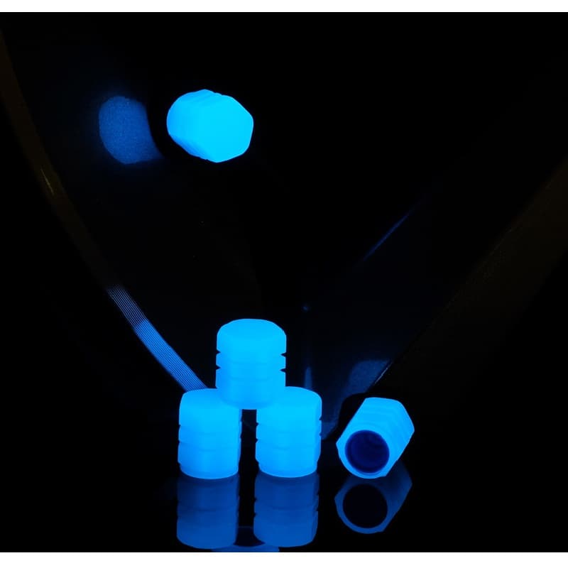 Conjunto De 4 1 Universal Válvulas Luminosas Para Carros , Motos , Bicicletas