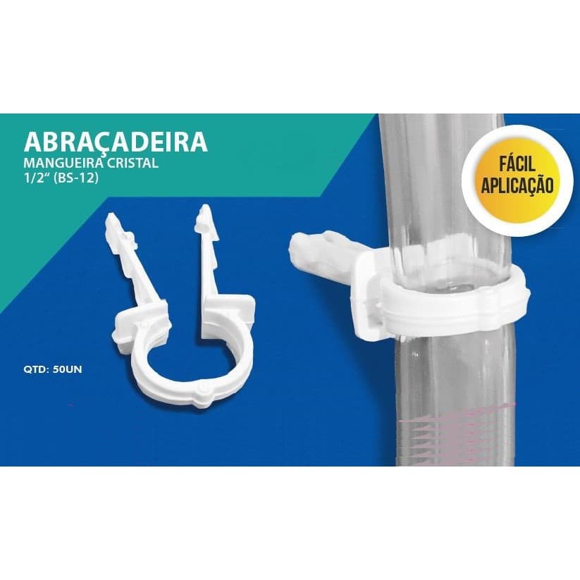 Abraçadeira Mangueira Dreno Ar Condicionado 1/2" 50un