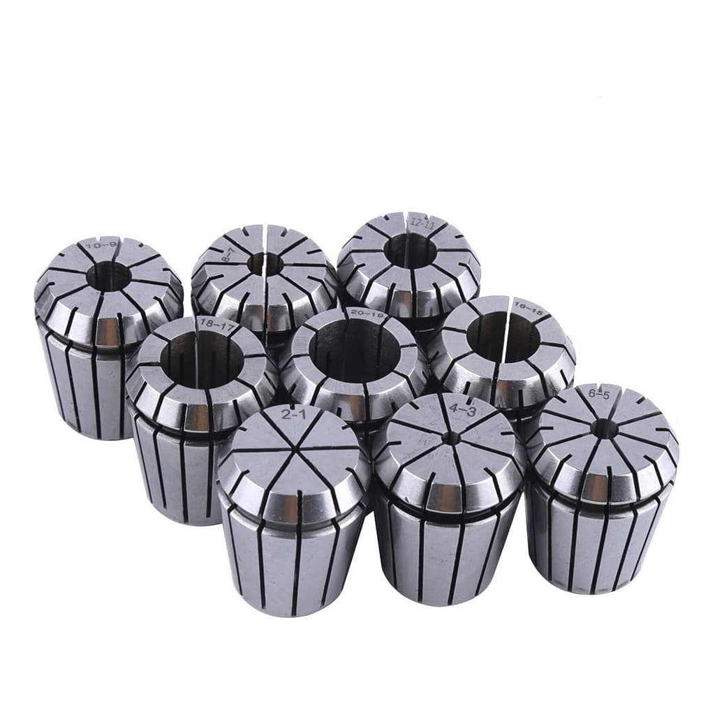 Jogo De Pinças Er-32 Er32 De 2mm A 20mm 9 Peças Router Cnc