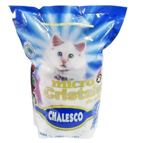 Areia para Gato Silica Chalesco Areia Sanitaria para Gato