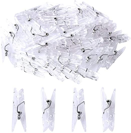 Pregadores De Roupas, Clips De Plástico Para Pendurar, Mini Pregadores De Roupas, Fotos, Artesanato Decoração Clips, Primavera 50 Pcs Roa
