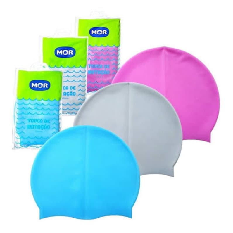 Touca De Natação De Silicone Mor