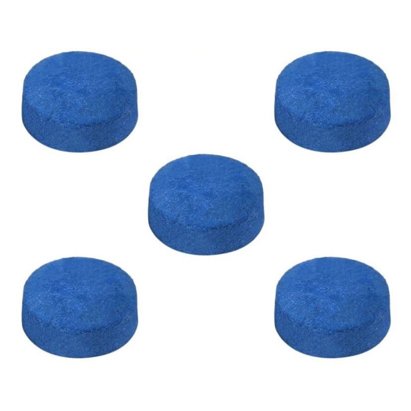 5 Solas De Couro Para Taco Sinuca 11mm Profissional / Ponteira