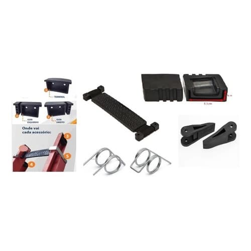 Sapata 2 Mola D  +4 Guia +2 Terminal+2 Linguetas D + 1 Cinta