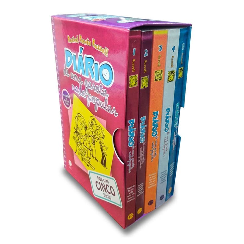 Box Diário de uma garota nada popular (Edição de bolso – Vol. 1 a 5), de Russel, Rachel Renée