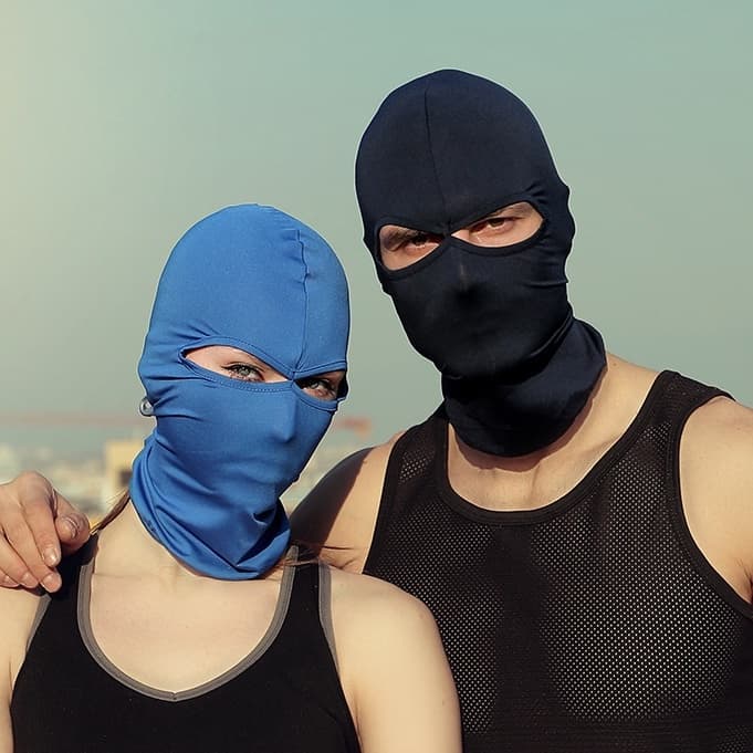 30 Cores Máscara Facial Completa À Prova De Pó De Seda Balaclava Ice Silk Com Motor De 2 Furos Para Pesca Ao Ar Livre Topeng
