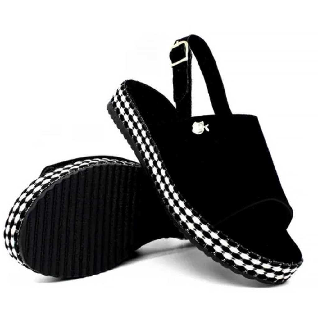 Sandália Feminina Anabella Confortável Pingente Maçã