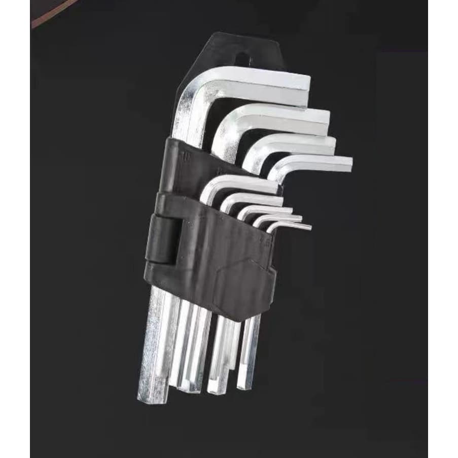 Kit Jogo Ferramentas Chave Hexagonais Allen p/ Bicicleta Bike Ciclismo 9pçs 1.5 a 10mm