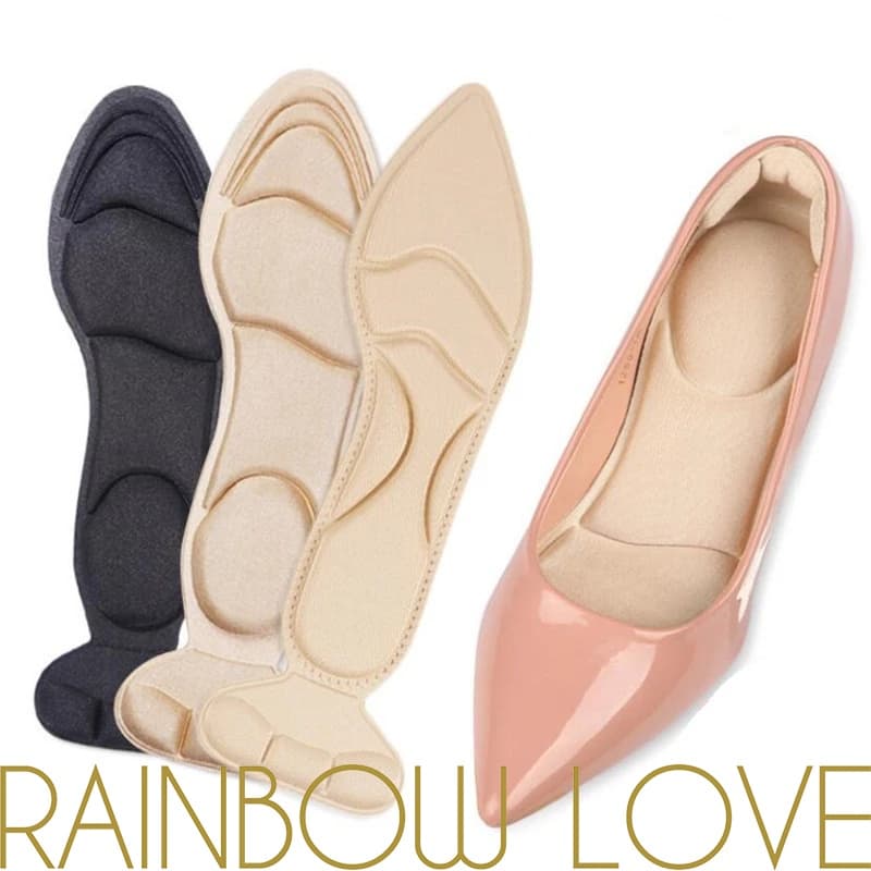 [ 1Pair 2 IN 1 Sweat Absorption Deodorant Breathable Sport High Heel Insole]