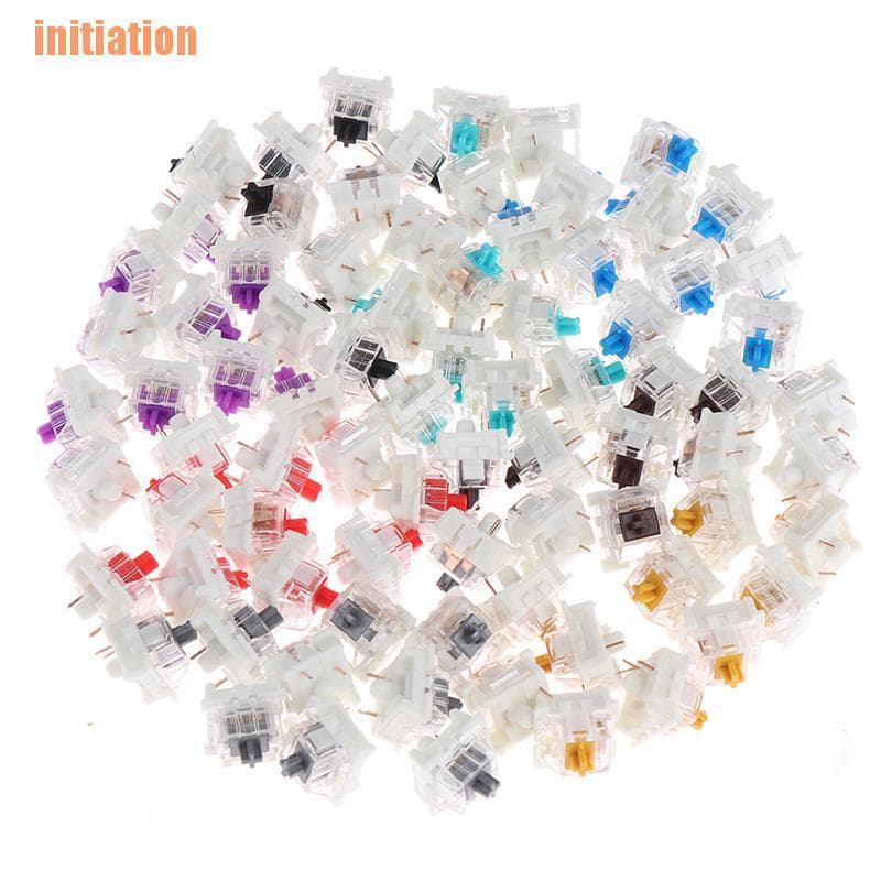 Iniciação ~ 10 Pçs / Lote Outemu Mx Switches 3 Pinos Teclado Mecânico Preto Azul Marrom Switches