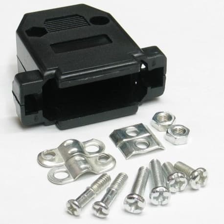 Kit 10 Peças - Capa Db15 P/ 2 Fileiras Kit Curto Preta